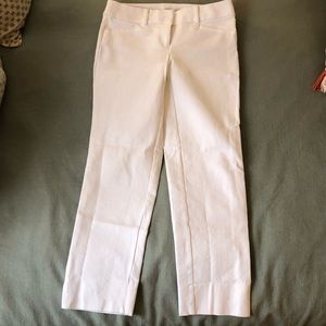 Cropped White Pants